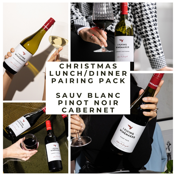 Christmas Lunch/Dinner Pairing Pack - Sauv Blanc, Pinot Noir, Cabernet